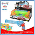 Super brinquedo de pistola de água com doces